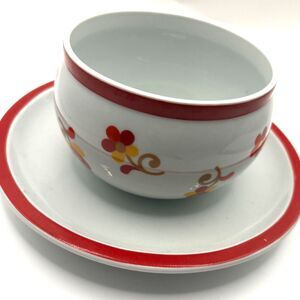 Vintage 80's Hearthstone Gravy Bowl Paprika Pattern Block Vista Alegre Portugal